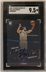 2018-19 Panini Chronicles #166 Luka Doncic RC Rookie Luminance SGC 9.5 Mint+ - Picture 1 of 2