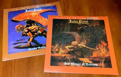 JUDAS PRIEST 2x LP Set ROCKA HOLLA & SAD WINGS *LIMITED* EDITIONS 180g VINYL New - Image 1 of 4
