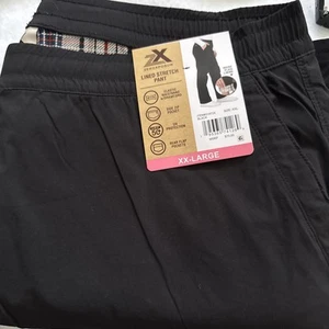 zeroxposur Damen gefütterte Stretch Hose mit LSF 50 XXL schwarz kariertes Futter - Bild 1 von 9