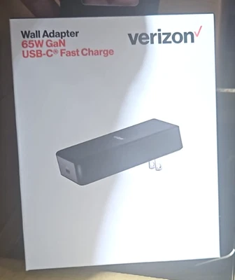 Verizon Wall Adapter 65W GaN USB-C Fast Charge NEW - Image 1 of 3