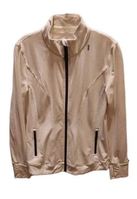 Kyodan Womens Zip Up Jacket White Nylon/spandex SzG/L - Image 1 of 4