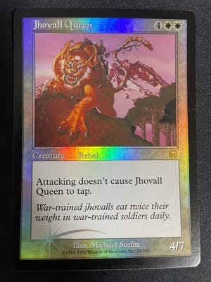 MTG Queen of Joval Foil White Creature EX Used - Image 1 of 4
