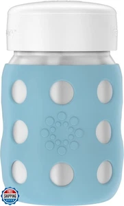 Lifefactory 8-Ounce Stainless-Steel Vacuum-Insulated Wide-Neck Baby Bottle wi - Picture 1 of 5