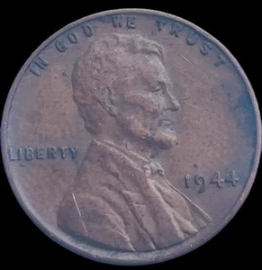 1944 Wheat Penny No Mint Mark “L” in Liberty Rim Error RARE - Picture 1 of 6