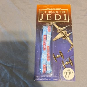 Cordones de zapatos vintage Star Wars Return of the Jedi 27" 1983 Stride Rite sellado nuevo - Imagen 1 de 2