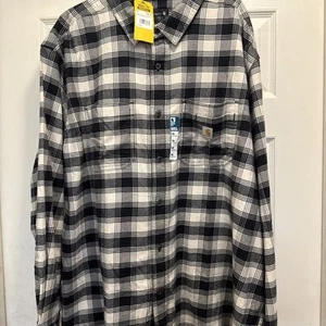 Camicia Carhartt robusta flessibile a quadri L/S 3XL - Foto 1 di 4