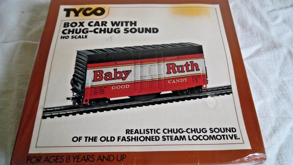 Tyco 91-0-285  902 Baby Ruth Ho Chug-Chug Sound Box Car Sealed Never Open - Image 1 of 1