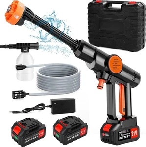 Lemolify Electric Battery Cordless Car Utility Pressure Washer 6000mAh 2 Battery - Picture 1 of 14