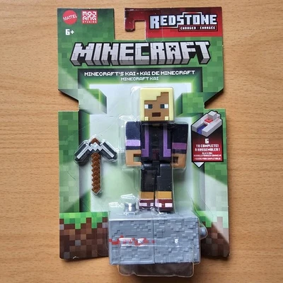 Minecraft Kai 3.25" Action Figure Redstone Charged Mojang Free P&P - Image 1 of 4