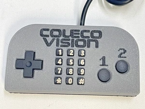 ColecoVision Custom Gamepad Controller Joystick silber/schwarz mit funktionierender Tastatur - Bild 1 von 9