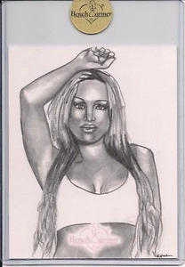 2008 BENCHWARMER - CASE TOPPER - HAND-DRAWN SKETCH CARD - 1/1   - Picture 1 of 1