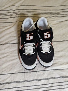 Nike Black And Orange Sample MLB Baseball Cleats Sz 11.5 MLB Sample - Picture 1 of 9