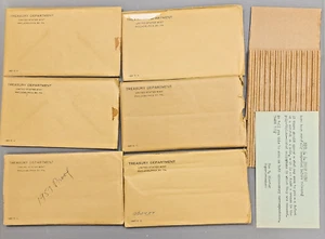 1957 Proof Set Envelope only with cardboards. Issued by US Mint. - Picture 1 of 2
