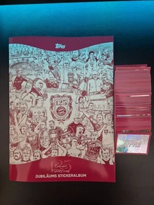 Topps 125 Jahre FC Bayern München Komplettset alle 250 Sticker mit Album - Bild 1 von 1