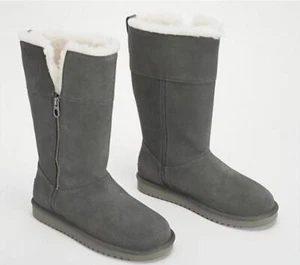 Koolaburra by UGG Damen Wildleder Reißverschluss hohe Stiefel-Aribel TINI $ 110 {&} - Bild 1 von 9