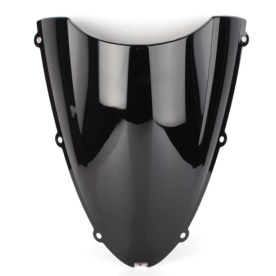1x Black Windscreen Windshield for Kawasaki Ninja ZX6R 2005-2008 ZX636 2005-2006 - Imagem 1 de 4