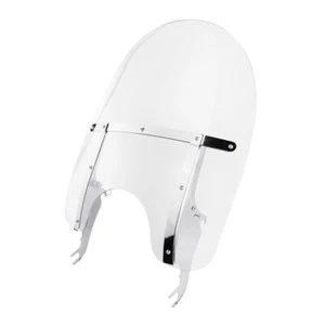 QUICK DETACH Clear Windshield Screen Fit For Harley Davidson Softail FLST FLSTC - Picture 1 of 13