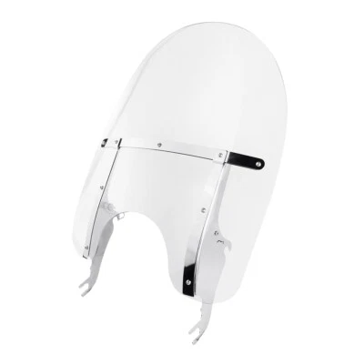 Clear Front Windshield For Harley Heritage Softail Slim Deluxe Fat Boy 2000-2017 - Image 1 of 4