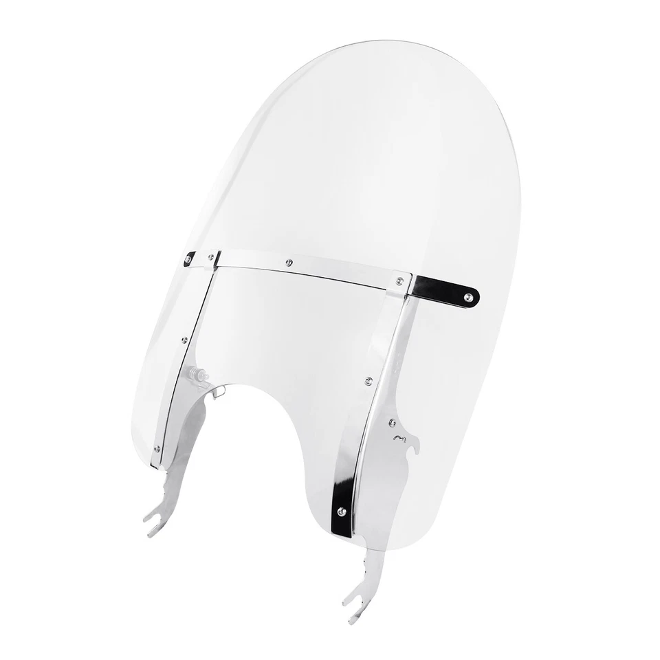QUICK DETACH Clear Windshield Screen Fit For Harley Davidson Softail FLST FLSTC - Image 1 of 4