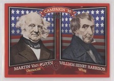 2008 Topps Historical Campaign Match-Ups Martin Van Buren William Henry Harrison