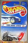 1995 Hot Wheels #352 Model Series 12/12 Big Chill White With-Tampos W/Red Skis