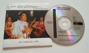 JOSE LUIS RODRIGUEZ EL PUMA con LOS PANCHOS 'Para todo el año' CD Single PROMO - Bild 1 von 3