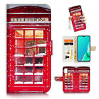 ( For Nokia C21 Plus ) Wallet Flip Case Cover Aj23412 Red Phone Booth