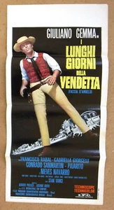 DIE LANGEN TAGE DER RACHE Giuliano Gemma italienisches Filmposter Poster 60er Jahre - Bild 1 von 1