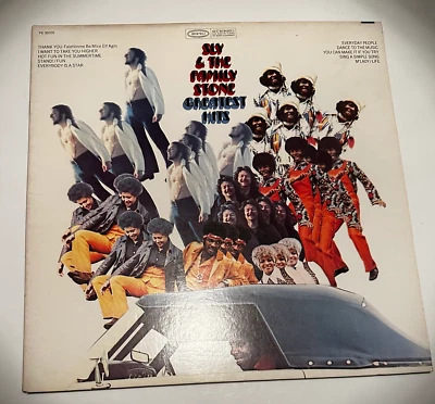SLY AND THE FAMILY STONE - GREATEST HITS - ORIGINAL 1970 VINYL LP - PE 30325 VG+ - Image 1 of 4