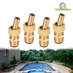 4-Pack Swimming Pool Spa Brass Deck Jet Nozzle Replacement for R0560400 590041 - Picture 1 of 10