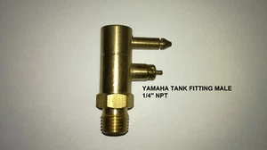 YAMAHA OUTBOARD ENGINE FUEL CONNECTOR.TANK FITTING 1/4" NPT - Picture 1 of 1