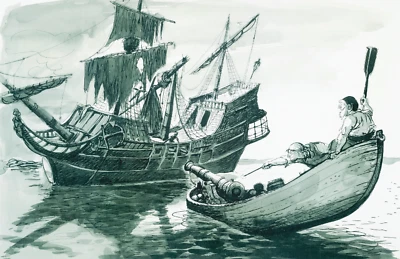 Impresión de boceto de Marc Davis Piratas del Caribe Jolly Roger Disneyland Disney Foto 1 de 4