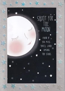 PAPYRUS GRADUATION CARD NIP MSRP $5.95 MOON CARD (K4) - Picture 1 of 3