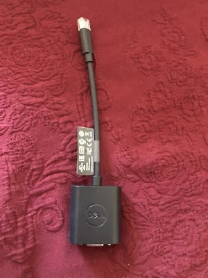 DELL Mini Display Port to VGA Adapter Part PNKVT Model DAYBNBC084 - Image 1 of 4
