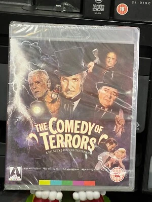 THE COMEDY OF TERRORS (BLU-RAY) Vincent Price, ARROW VIDEO! ZONE B! BRAND NEW! - Image 1 of 4