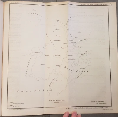 1860 HMSO REPORT ON EAST INDIA DISARMING THE NATIVES IN GUZERAT GUJARAT MUTINY - Image 1 of 4