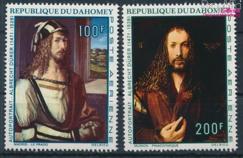 Timbres Dahomey 1971 Mi 448-449 neuf Albrecht  (10430980 - Photo 1/1