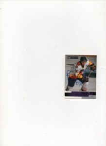 BRAD BOYES AUTOGRAPHED CARD #10 2000 UPPER DECK PROSPECTS(ERIE CHL,SC)