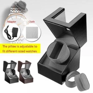 Automatic Rotation Watch Winder Display Box Case Gift Storage Organizer Holder - Picture 1 of 14