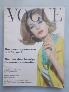 Vogue Magazine February 15, 1962 Issue - Shoes, Fashions - Picture 1 of 2