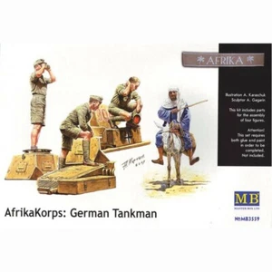 Kit de figuras de plástico MASTER BOX MB3559 escala 1:35 Deutsches Afrika Korps, Segunda Guerra Mundial - Imagen 1 de 10