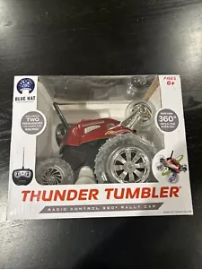 Thunder Tumbler Rosso Radiocomando 360 Auto Rally Cappello Blu Toy Company NUOVO Età 6+ - Foto 1 di 6