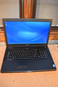 Dell Precision M6800 Quad Core i7-4810QM 16GB 256GB SSD Windows 7 NVidia K3100M - Picture 1 of 21