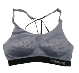 Victorias Secret Sport Bra Racerback Mesh Wirefree Removable Pads 32C - Picture 1 of 4