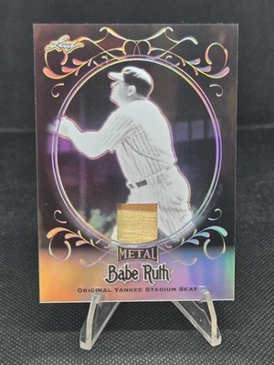 Babe Ruth 2019 Leaf Babe Ruth Collection Yankee Stadium Seat Relic SSP #/5 - Image 1 of 2