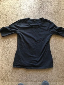 damen schwarzes kurzarm t-shirt gr. M - Bild 1 von 1