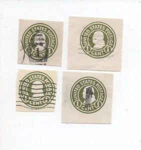 United States used cut square U420 x4 - Picture 1 of 1