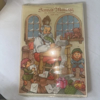 Vintage Hallmark Advent Calendar “Santa’s Mailbox” Sealed - Image 1 of 4