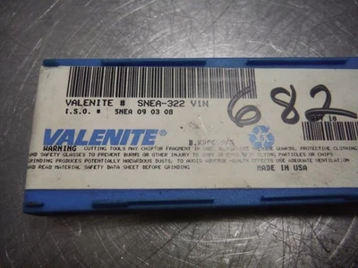 1 ¡NUEVO! Insertos de carburo de valenita QTY10 SNEA-322 / SNEA 09 03 08 V1N Foto 1 de 2