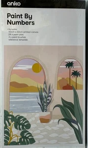 Paint By Numbers ~ Morocco ~ 40cm x 50cm ~ Printed Canvas ~ New & Sealed - Picture 1 of 10